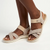 Franco Rossi Ladies Adventure Strap Sandals - Taupe