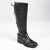 Franco Rossi Ladies Back Lace Long Boot - Black-Franco Rossi-Buy shoes online