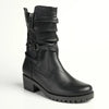 Franco Rossi Ladies Cleated Midcalf Boot - Black