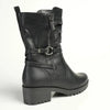 Franco Rossi Ladies Cleated Midcalf Boot - Black
