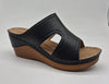 Franco Rossi Ladies Comfort Sandal - Black
