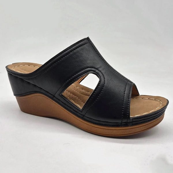 Franco Rossi Ladies Comfort Sandal - Black