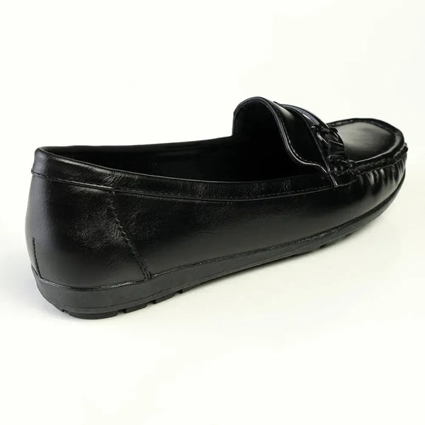 Franco Rossi Ladies Trim Moc - Black