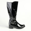 Franco Rossi Long Formal Boot - Black-Franco Rossi-Buy shoes online