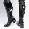 Franco Rossi Long Formal Boot - Black-Franco Rossi-Buy shoes online