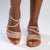 Franco Rossi Rose Ladies Bling Sandal - Rose Gold-Franco Rossi-Buy shoes online