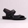 Froggie Ella 2 Leather Comfort Sandal - Black-Froggie-Buy shoes online