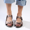 Froggie Ella 2 Leather Comfort Sandal - Lead-Froggie-Buy shoes online