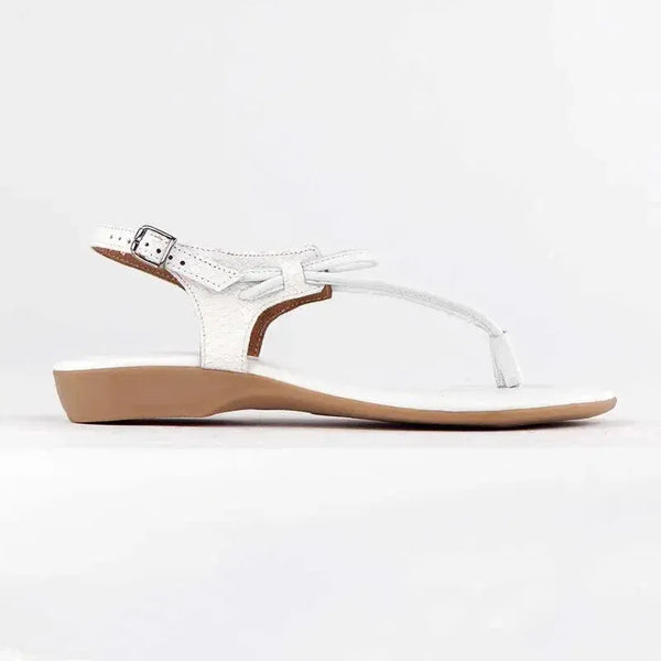 Froggie Ella Leather Comfort Thong Sandal - Gold