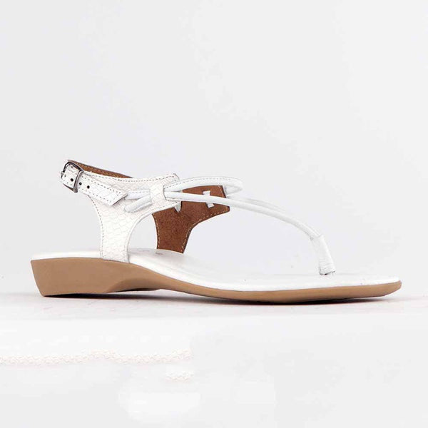 Froggie Ella Leather Comfort Thong Sandal - Gold-Froggie-Buy shoes online