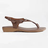 Froggie Ella Leather Sandal - Stone