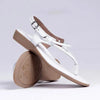Froggie Ella Leather Sandal - White