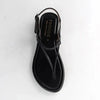 Froggie Ella Thong Leather Sandal - Black