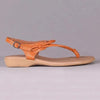 Froggie Ella Thong With Back Strap Sandal - Tan M
