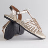 Froggie IVY Strappy Flat Sandal - Gold