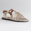 Froggie IVY Strappy Flat Sandal - Gold