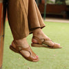 Froggie Ida Leather Comfort Sandal - Tan-Froggie-Buy shoes online