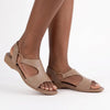 Froggie Ida Leather Sandal - Stone