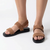 Froggie Ivy 2 Leather Strap Sandal - Tabacco