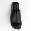 Froggie Ivy Flat Leather Slip On Sandal - Black
