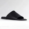 Froggie Ivy Flat Leather Slip On Sandal - Black