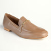 Froggie Karen Leather Flat Loafer - Stone-Froggie-Buy shoes online