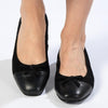 Froggie Karen Leather Pump - Black-Froggie-Buy shoes online