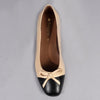 Froggie Karen Leather Pump - Cream / Black-Froggie-Buy shoes online