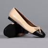 Froggie Karen Leather Pump - Cream / Black-Froggie-Buy shoes online