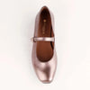 Froggie Karen Leather Pump with Buckle Strap - Rose Gold-Froggie-Buy shoes online