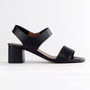 Froggie Pen Leather Block Heel - Black-Froggie-Buy shoes online