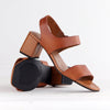 Froggie Pen Leather Block Heel - Cognac-Froggie-Buy shoes online