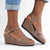 Froggie Raine Leather Wedge - Stone Multi