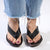 Froggie Rox Leather Comfort Thong Sandal - Black-Froggie-Buy shoes online