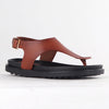 Froggie Tessa 2 Leather Comfort Sandals - Cognac-Froggie-Buy shoes online