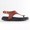 Froggie Tessa Leather Comfort Sandals - Cognac-Froggie-Buy shoes online