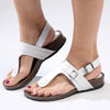 Froggie Tessa Leather Comfort Sandals - White-Froggie-Buy shoes online