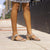 Froggie Toni Leather Block Heel Ankle Strap Sandal - Stone-Froggie-Buy shoes online