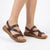 Pierre Cardin Satin Sandal - Brown
