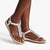 Fit Flop Gracie Ultra Jewel Leather T-Bar Sandals - Urban White