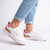 Soviet L Mahogany Casual Sneaker - White Pink