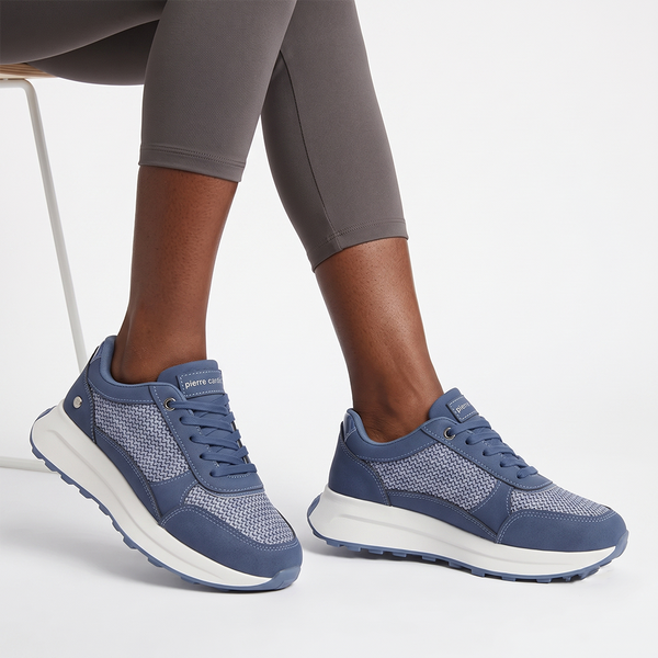 Pierre Cardin Woven Sneaker - Blue
