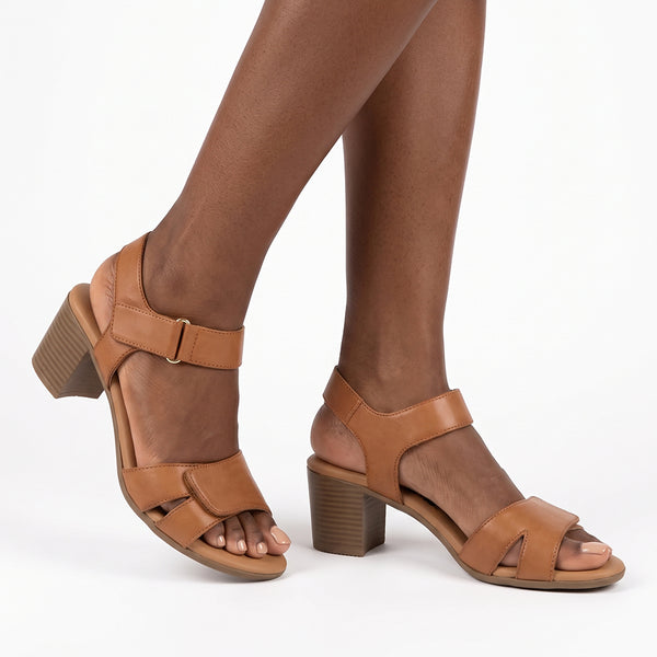 Hush Puppies Camille Heel - Tan