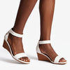 Butterfly Feet Shani Wedge - White