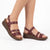 Pierre Cardin Low Wedge - Burgundy