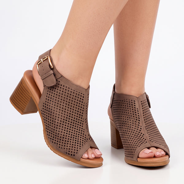 Butterfly Feet Indra Heel - Chocolate