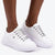 Soviet L Sylvie Casual Sneaker - White and Silver
