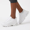 Pierre Cardin Sirene 1 Lace Up Sneaker- White/Grey