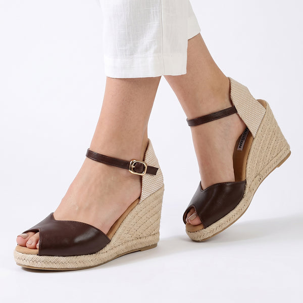 Madison Poison Wedge - Chocolate