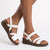 Pierre Cardin Low Wedge - White